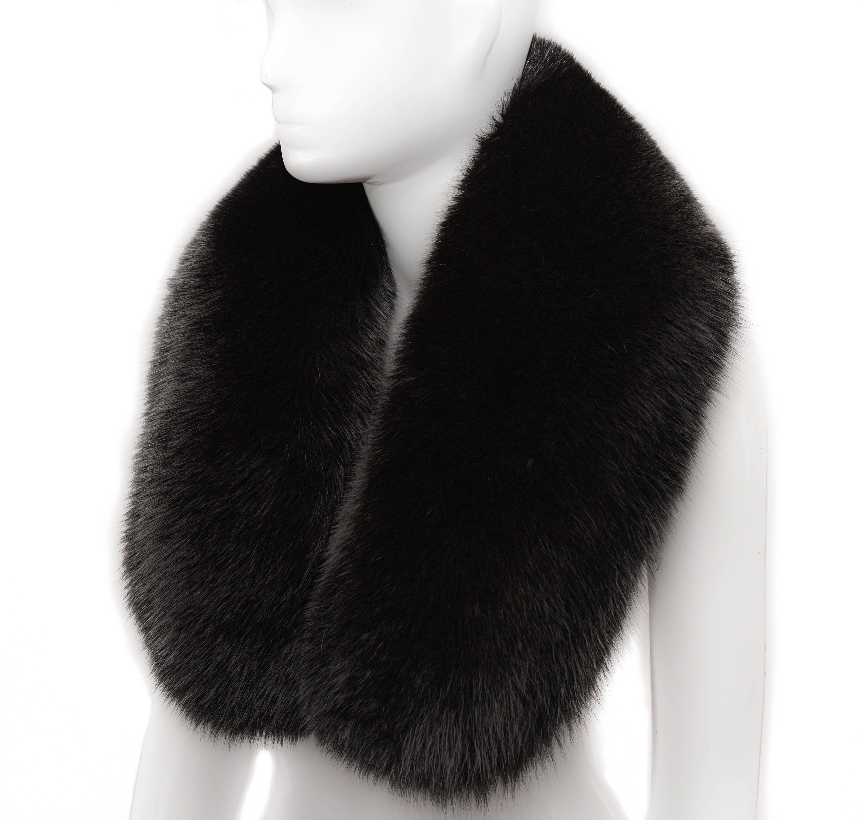 Estola de piel sintética - Etsy