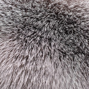 Superior Silver Black Frost Fox Fur Set of Beanie Cossack Hat & Stole ...