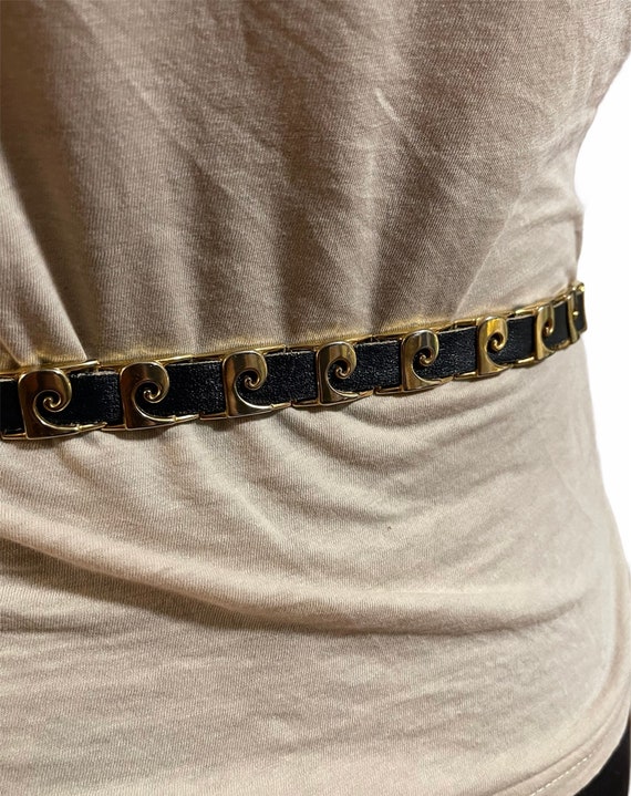 Vintage Rare Pierre Cardin P Logo Belt - image 5