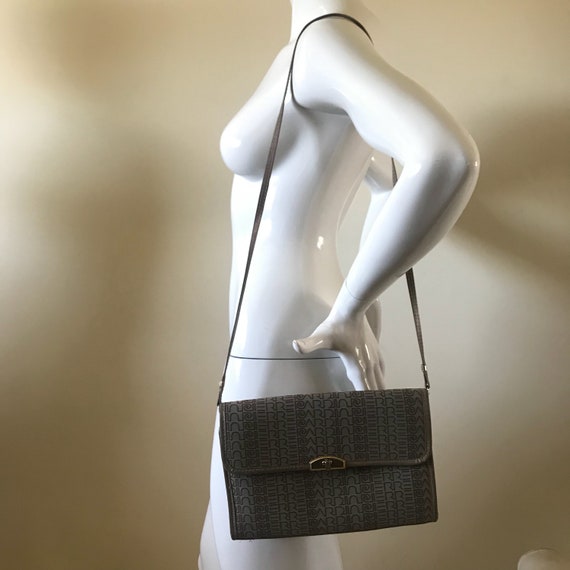 Vintage Pierre Cardin Shoulder Bag Purse in Brown… - image 7