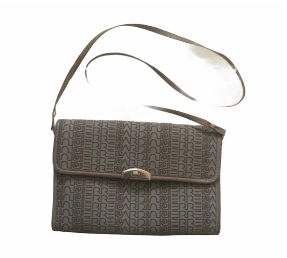 Vintage Pierre Cardin Shoulder Bag Purse in Brown… - image 1