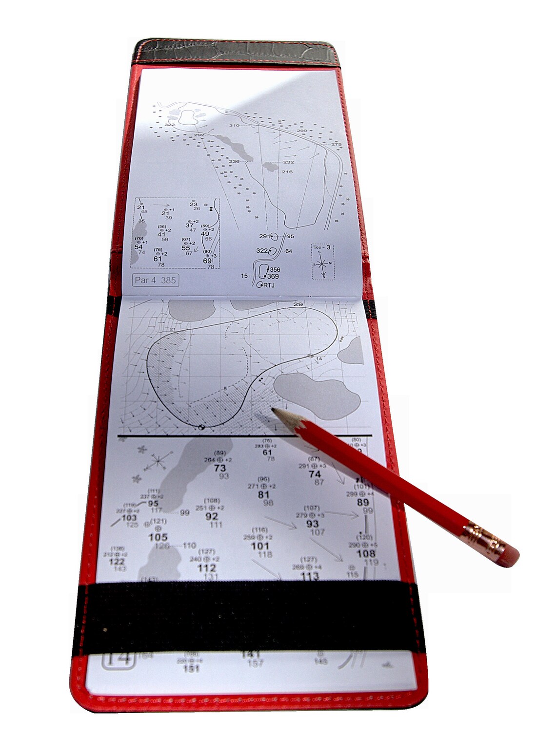 Golf Scorecard Holder & Yardage Book Cover Alligator Leather Etsy