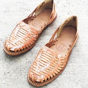 Sandali Ikat Tribal-Huarache, sandali da donna, sandali estivi, sandali in pelle, Huarache da donna, sandali boho immagine 2