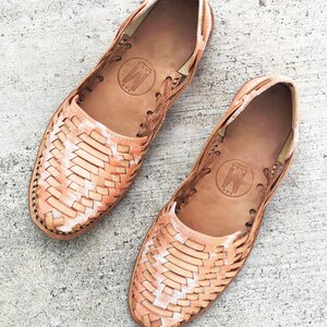 Sandali Ikat Tribal-Huarache, sandali da donna, sandali estivi, sandali in pelle, Huarache da donna, sandali boho immagine 4