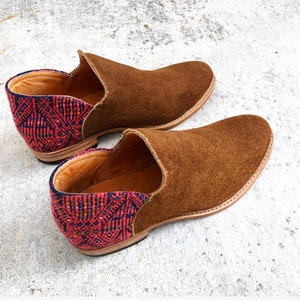 Gaia-Ankle Boots, Leather Boots, Women Boots, Handmade Boots from Guatemala, Fall Boots, Casual Style, Brown Suede Boots