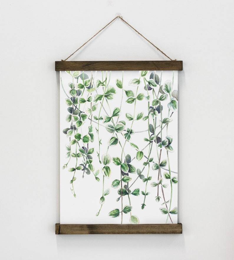 Vines Set of 3 Greenery Hanging Canvas Poster Botanical - Etsy