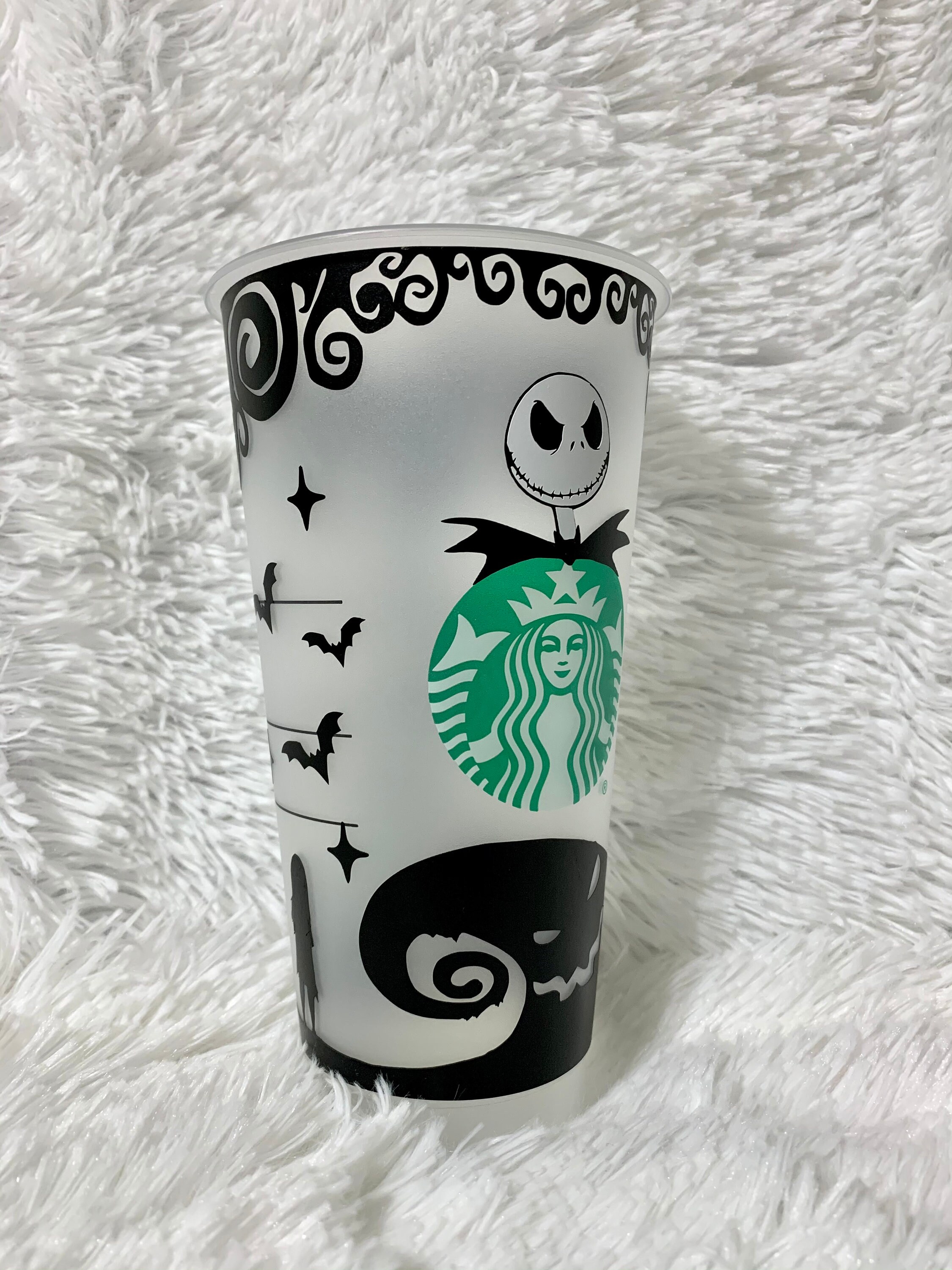 Nightmare Before Christmas Inspired Full Wrap Starbucks Cup Etsy