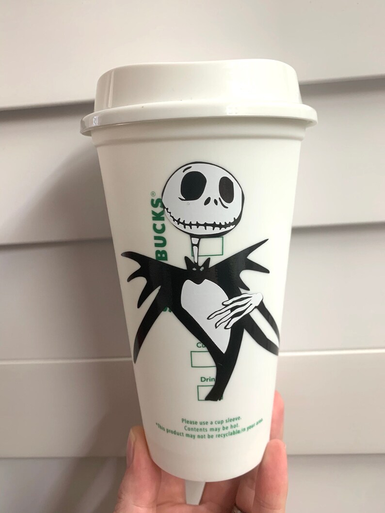 Nightmare Before Christmas Inspired Starbucks Cup Cold Cup Etsy