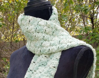 Iconic Sideshell Crochet Scarf