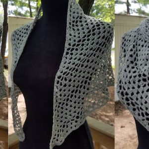 PDF Silver Shawl Crochet Pattern
