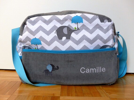 Superbe Sac A Langer Personnalise Pour Les Promenades Avec Etsy