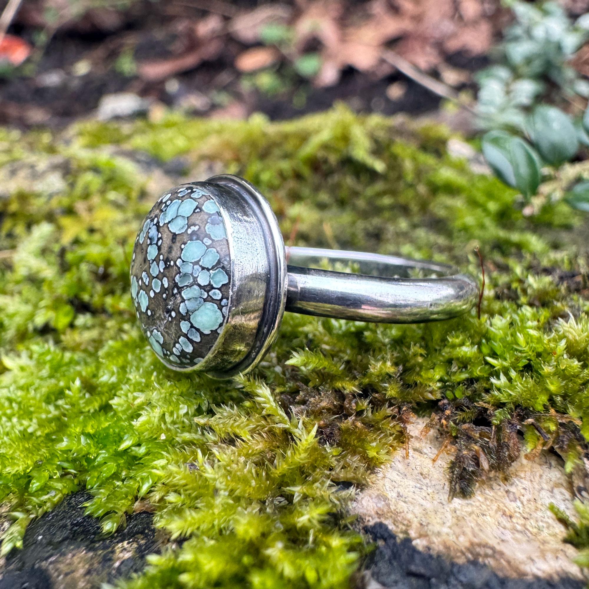 Star Fox Rings Handmade Star Fox Variscite Ring – Size US8 UKQ; Sterling Silver ...