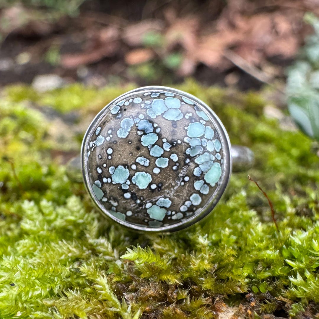 Star Fox Rings Handmade Star Fox Variscite Ring – Size US8 UKQ; Sterling Silver ...