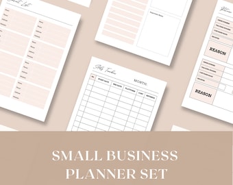 Small Business Digital Planner Entrepreneur Planner Etsy Seller Planner  Business Organizer Digital Download PDF