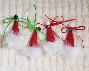 Santa Hat NipNips Catnip Toy // Christmas Cat Toy // Best Cat Toy // Furry Cat Toy