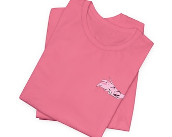Loser, Baby! Angel Dust Tee | Hazbin Hotel Inspired | Angel Dust & Husker | HuskerDust | Fanart |  Front Pocket Look