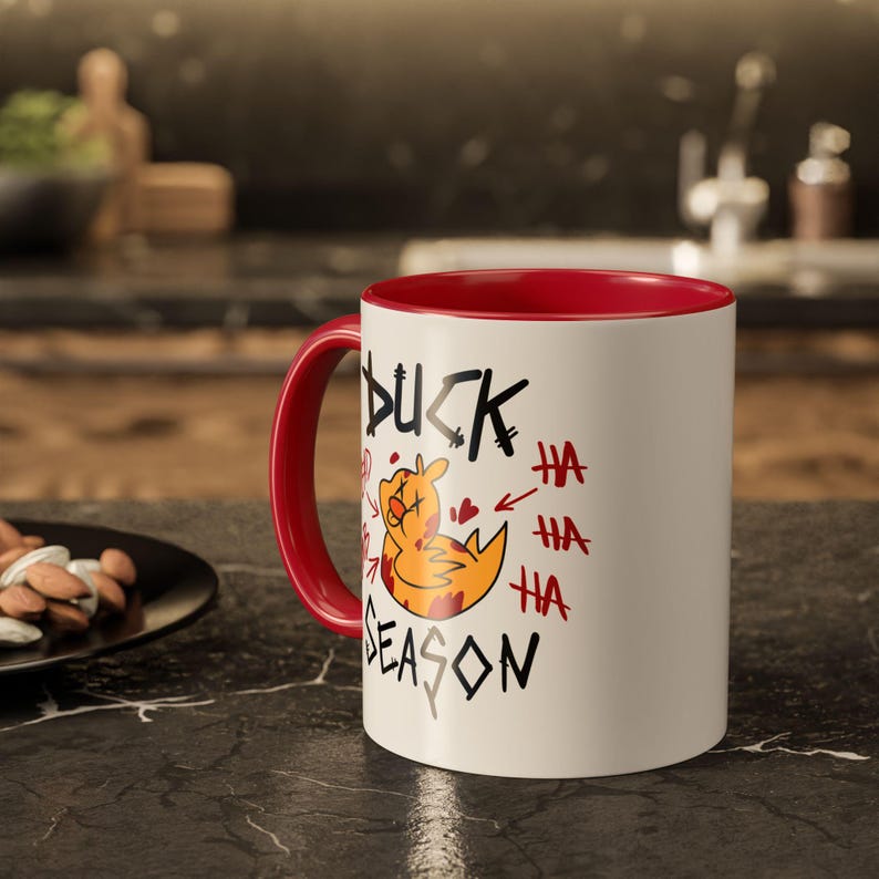 Deer Season/Duck Season Matching Mugs | Lucifer/Alastor | Hazbin Hotel | 11oz Mug Set image 9