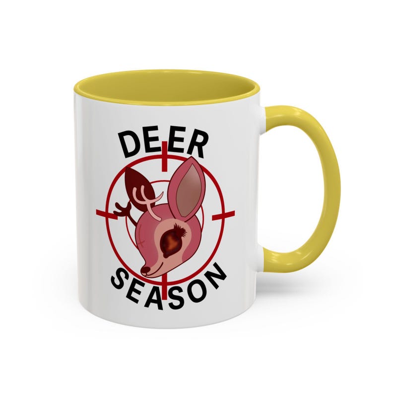 Deer Season/Duck Season Matching Mugs | Lucifer/Alastor | Hazbin Hotel | 11oz Mug Set image 5