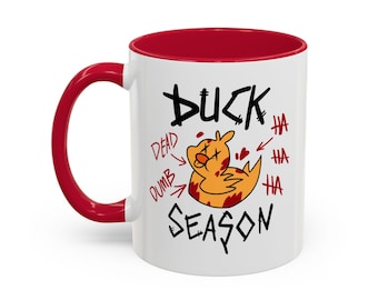 Deer Season/Duck Season Matching Mugs | Lucifer/Alastor | Hazbin Hotel | 11oz Mug Set