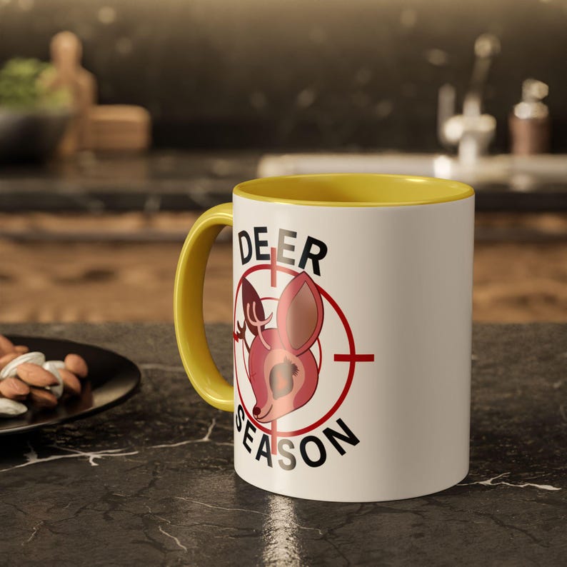 Deer Season/Duck Season Matching Mugs | Lucifer/Alastor | Hazbin Hotel | 11oz Mug Set image 7
