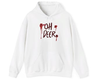 Oh Deer | Comfy Unisex Sweatshirt | Casual Wear | Hazbin Hotel Inspired