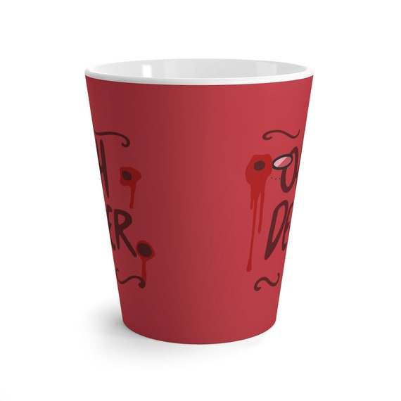 OH DEER! Alastor Latte Mug | Hazbin Hotel | Drinkware | Fan Art - Etsy