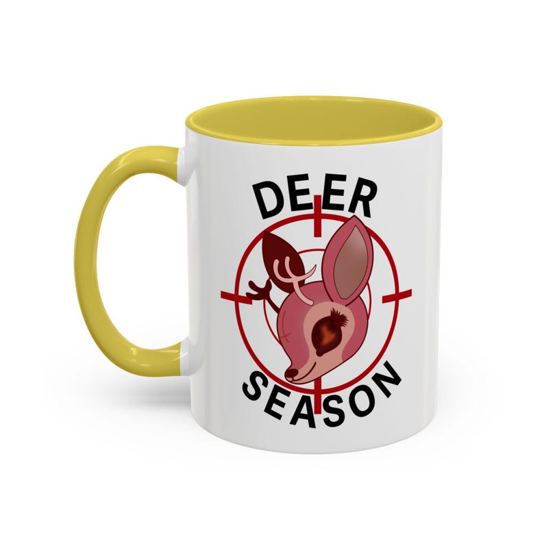 Deer Season/Duck Season Matching Mugs | Lucifer/Alastor | Hazbin Hotel | 11oz Mug Set Deer Season