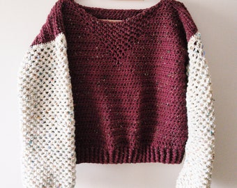 College Jumper PDF crochet pattern