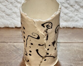 Ceramic Vase Wabi Sabi , Handmade with Love!