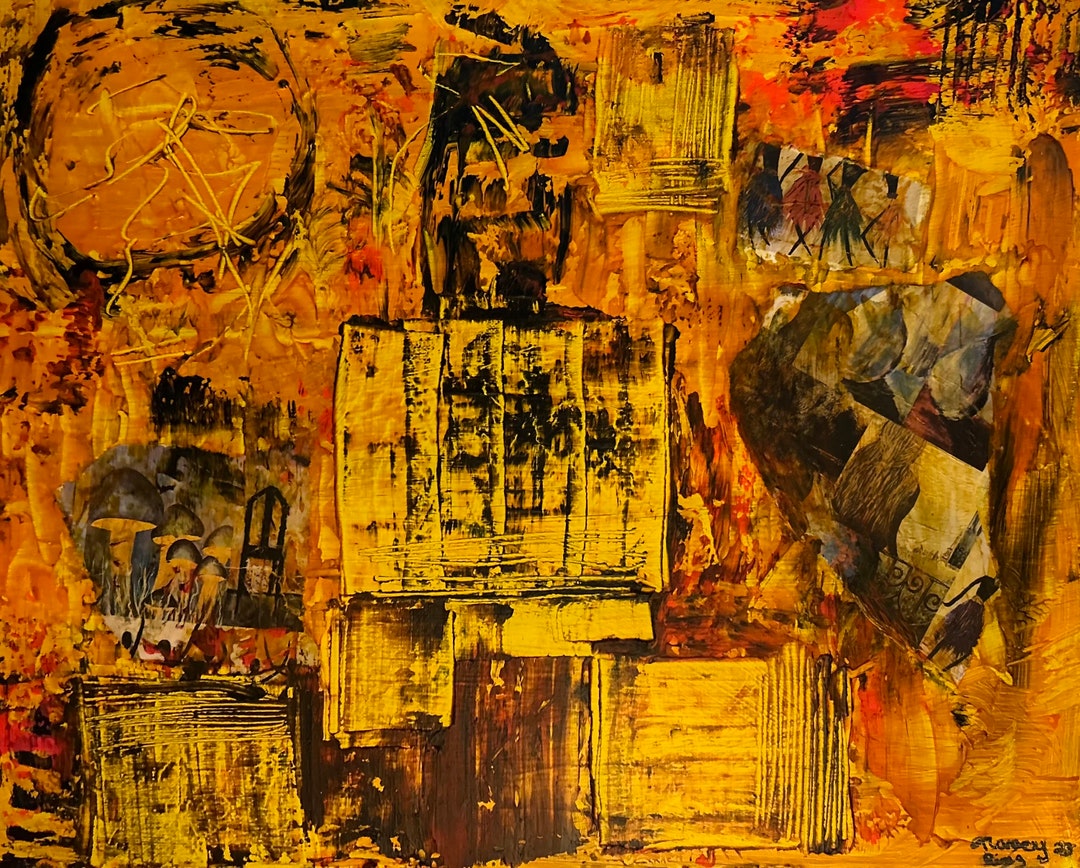 Wildfire Painting Etsy