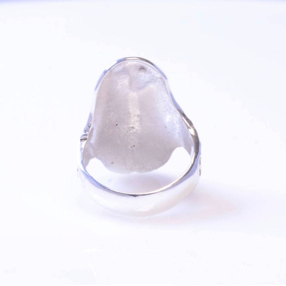 Vintage Late 1980's Inspired Silver Ring - image 5