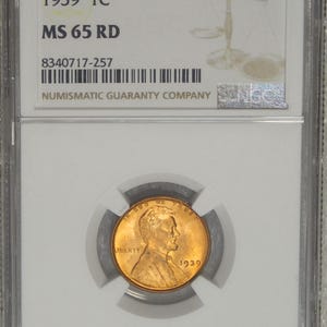 1939 P NGC Certified & Graded MS65 World War II Lincoln Gorgeous colour Reverse Just Graded Premium Quality Beautiful coin #Z610R