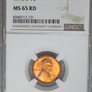1946 S NGC Certified & Graded MS65 post-World War II Lincoln Bright Red Luster Just Graded Premium Quality Beautiful coin #Z568N