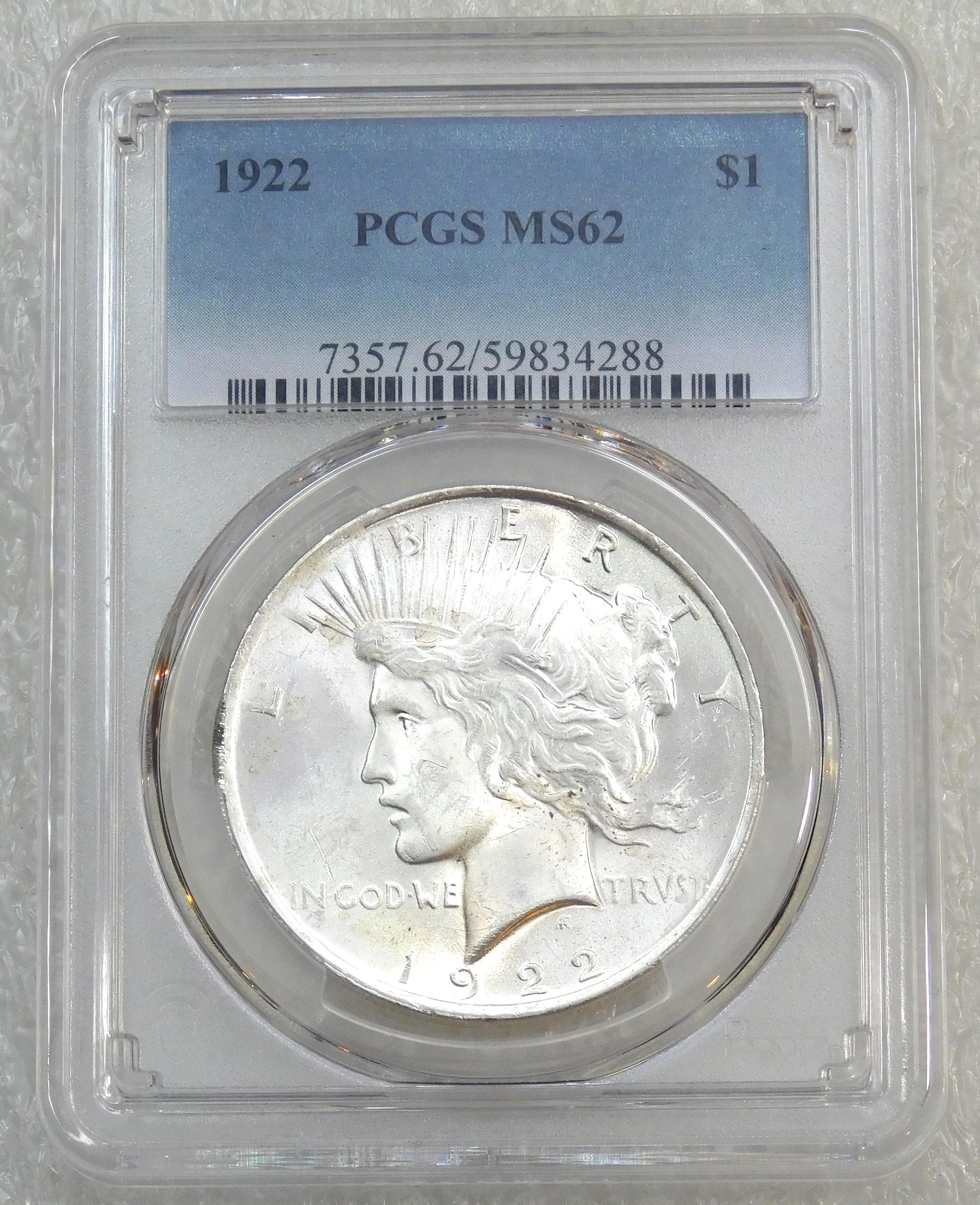 1922 peace dollar - Etsy 日本