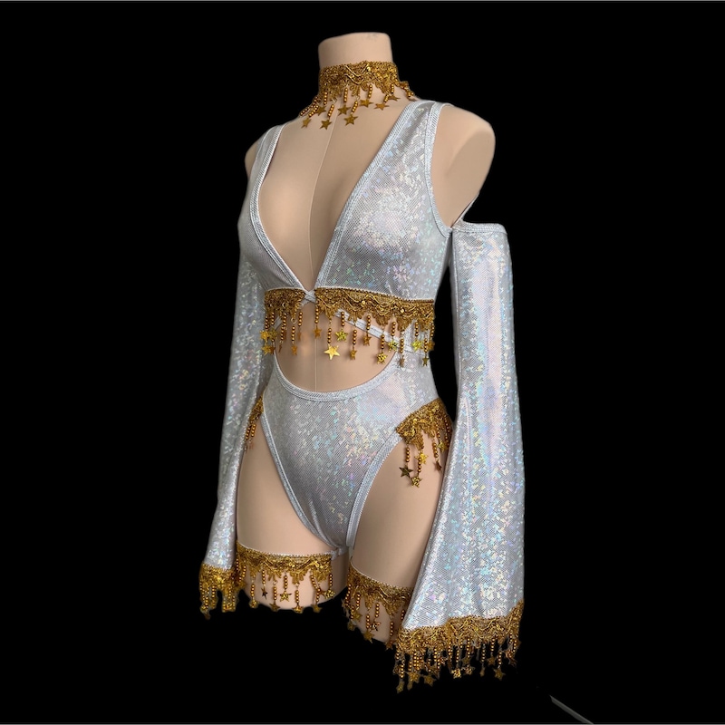 Rise of the Goddess Flat White Body Chain