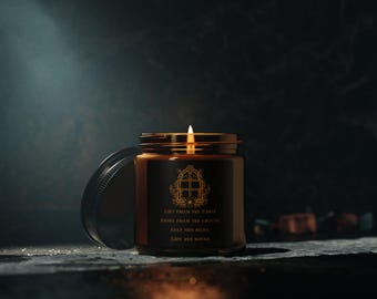 Witchy Candle, Home Protection Spell, Samhain Halloween Vibes, Handmade in USA, Perfect for Witches and Pagans, Natural Intentional Spell