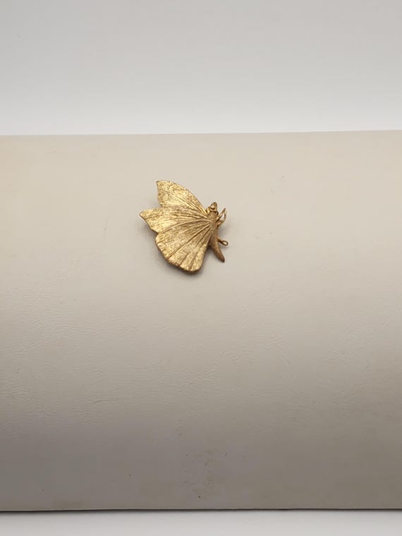 Tiny MIRIAM HASKELL Butterfly Brooch Vintage Jewe… - image 6