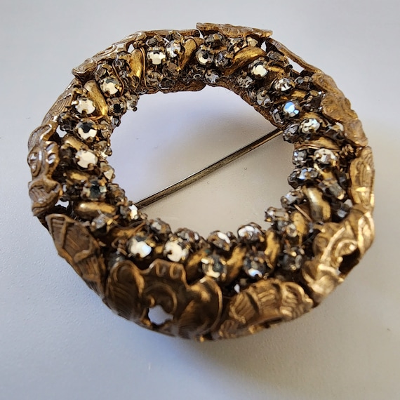 MIRIAM HASKELL CIRCLE Brooch Rare Haskell Collect… - image 4