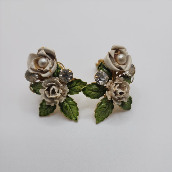 ROBERT LEVY Rose Earrings Gift For The Vintage Je… - image 10