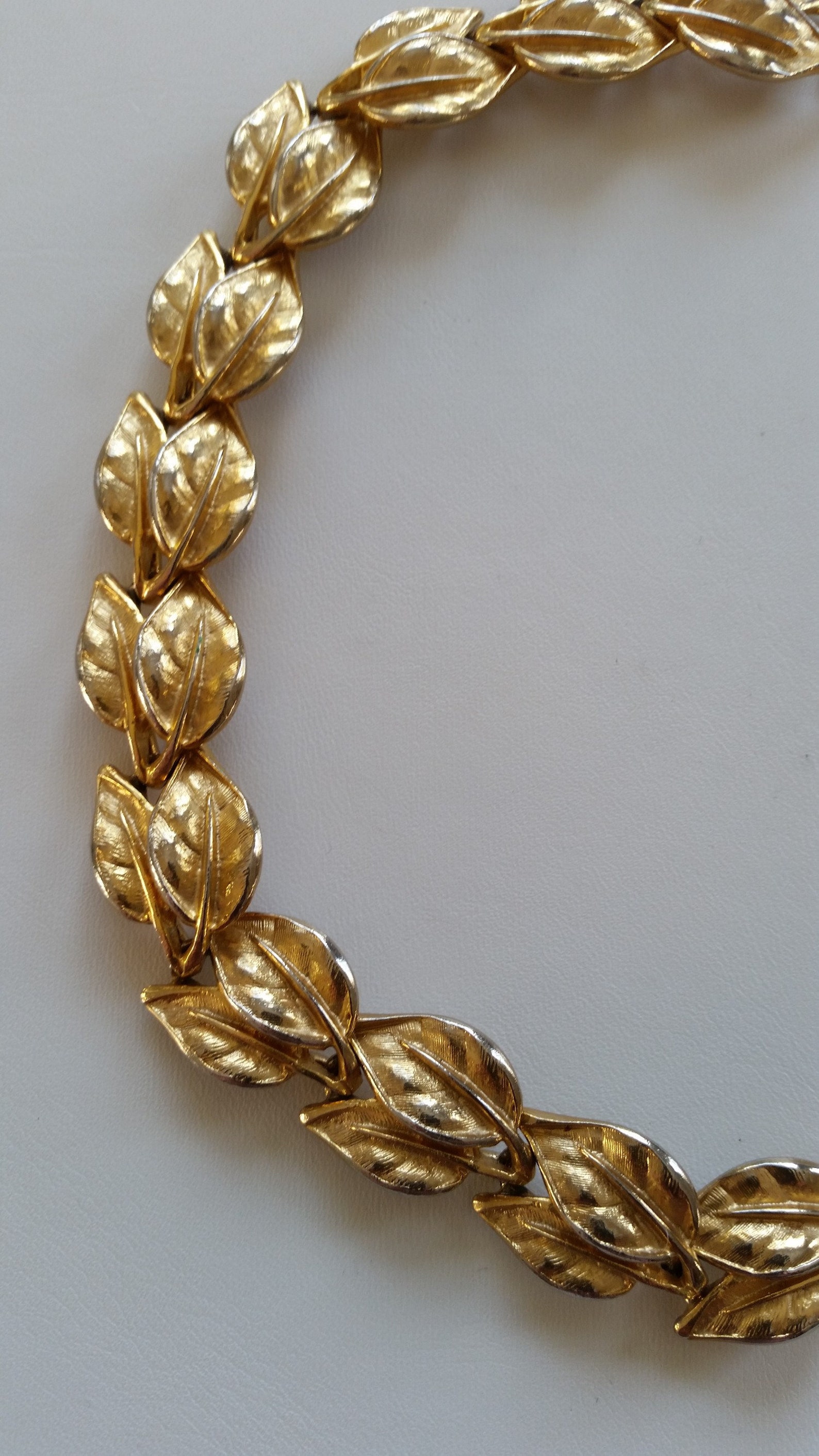 Golden Leaves MIMI DI NISCEMI Wreath Choker Collar | Etsy