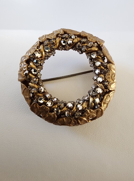 MIRIAM HASKELL CIRCLE Brooch Rare Haskell Collect… - image 5