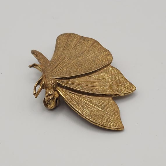Tiny MIRIAM HASKELL Butterfly Brooch Vintage Jewe… - image 3
