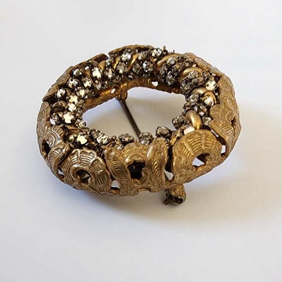 MIRIAM HASKELL CIRCLE Brooch Rare Haskell Collect… - image 3