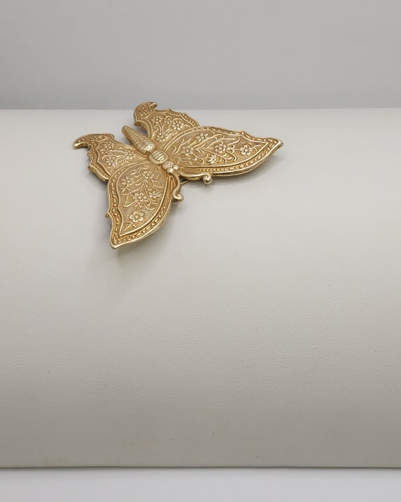 MIRIAM HASKELL Butterfly Brooch Vintage Jewelry L… - image 8