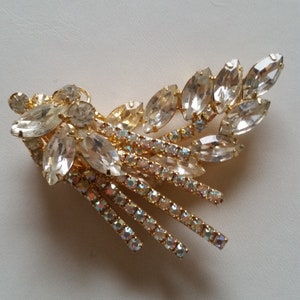 JULIANA D&E Diamanté Crystal Rhinestone Brooch Gift For Vintage Jewelry Lover Verified MID Century Designer Luxury Vintage Jewelry Present