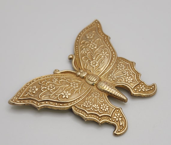 MIRIAM HASKELL Butterfly Brooch Vintage Jewelry L… - image 7