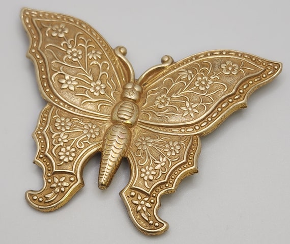 MIRIAM HASKELL Butterfly Brooch Vintage Jewelry L… - image 2