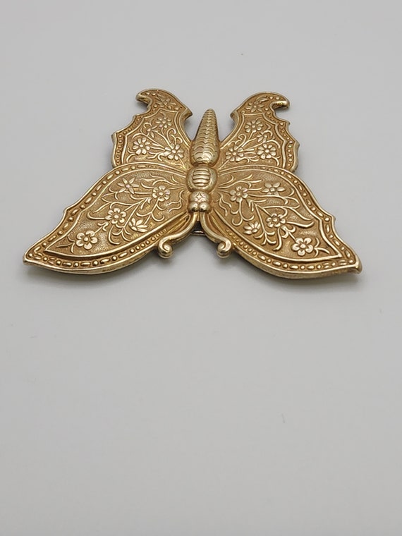 MIRIAM HASKELL Butterfly Brooch Vintage Jewelry L… - image 6