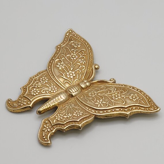 MIRIAM HASKELL Butterfly Brooch Vintage Jewelry L… - image 3