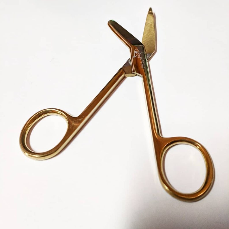 5.5 Gold Bandage Scissor. for Vet Nurse Veterinary Etsy UK